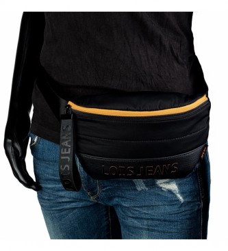 Lois Jeans Bum Bag with Adjustable Strap 305810 black -13x27x7cm
