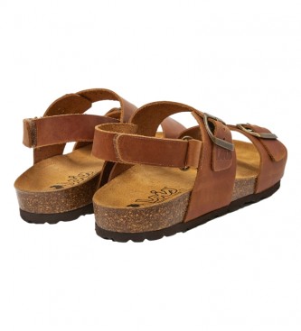 Lois Sandals bios buckles leather buckles leather