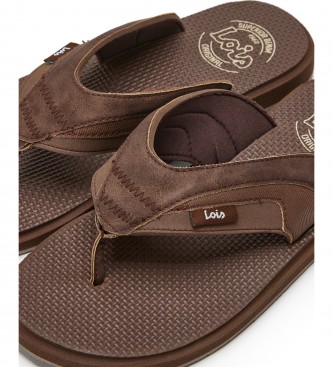 Lois Brown toe sandals