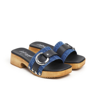 Lois Jeans Leather sandals 74360 blue