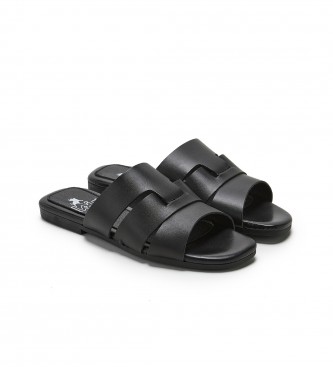 Lois Leather sandals 74311 black