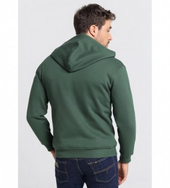 Lois Jeans Sweater met rits 132551 groen