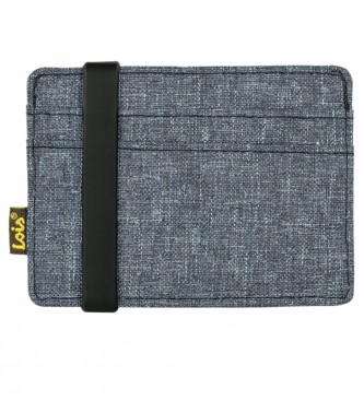 Lois Jeans Card holder with RFID protection LOIS 203698 blue colour