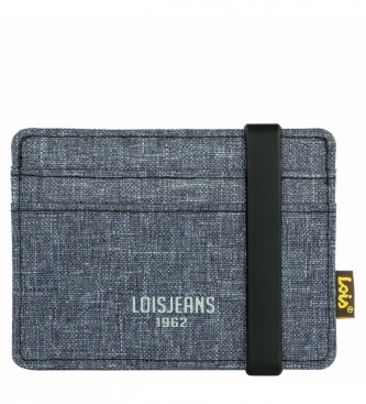 Lois Jeans Porta-cartes com proteco RFID LOIS 203698 cor azul