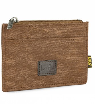 Lois Jeans Wallet Wallet with RFID protection LOIS 203622 camel colour