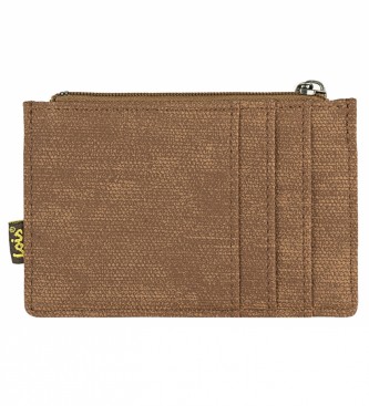 Lois Jeans Wallet Wallet with RFID protection LOIS 203622 camel colour