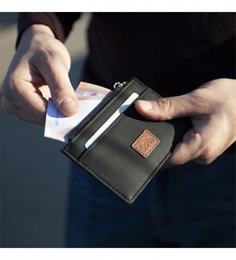 Lois Jeans Porta carte a portafoglio con protezione RFID LOIS 203622 colore nero