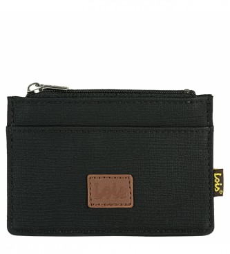 Lois Jeans Portefeuille porte-cartes avec protection RFID LOIS 203622 couleur noir