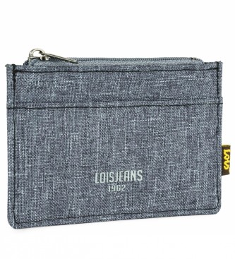 Lois Jeans Brieftasche Kartenetui mit RFID-Schutz LOIS 203642 Farbe blau