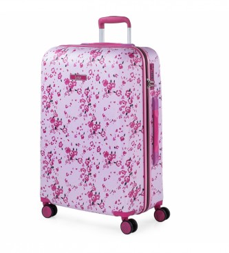 Lois Jeans Mageik Trolley Suitcase pink