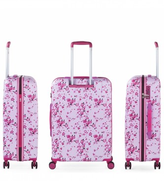 Lois Jeans Mageik Trolley Suitcase pink
