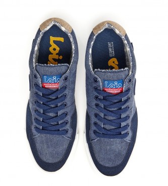 Lois Sneaker blu con logo