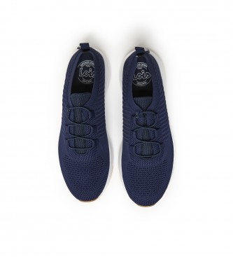 Lois Sneakers a calzino con lacci blu navy