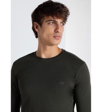 Lois Jeans T-shirt basique  manches longues vert