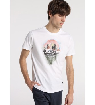 Lois Jeans  T-shirt med kort rm vit
