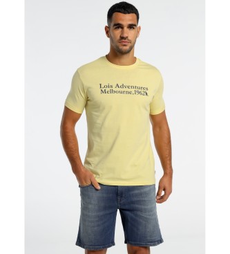 Lois Adventure Free People T-Shirt Gráfica Amarela