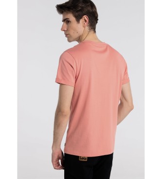 Lois Jeans T-shirt con grafica comfort rosa