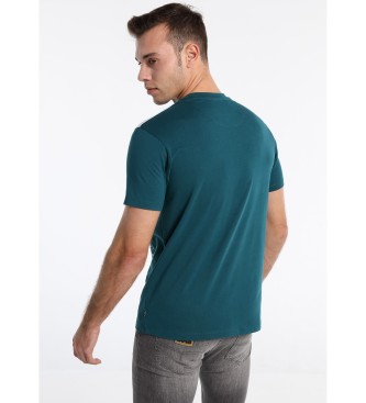 Lois T-Shirt à manches courtes Pieces Shoulder blue