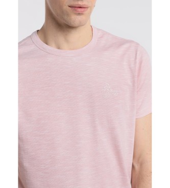 Lois Camiseta Stripe rosa