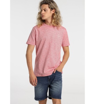 Lois Jeans Streifen-T-Shirt rot