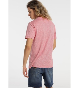 Lois Jeans Streifen-T-Shirt rot