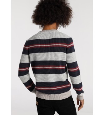 Lois White box-collared sweater