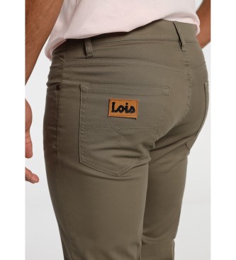 Lois Jeans Khaki struktur bukser
