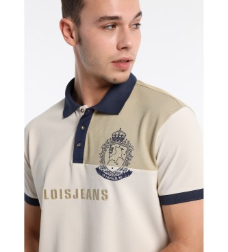 Lois Jeans Polo  manches courtes brod Heraldic Red