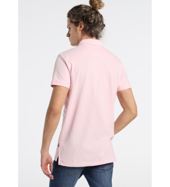 Lois Jeans Polo Pique Pocket pink