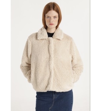 Lois Jeans Chaqueta Lana Almond beige