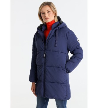 Lois Jeans Abrigo Puffer Medio marino