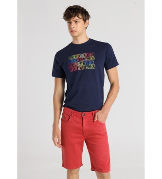 Lois Jeans Bermuda Twill fabric red