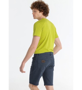 Lois Jeans Short slim fit azul