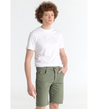 Lois Jeans Groene slim fit shorts