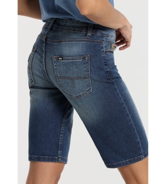 Lois Jeans Denim Bermuda Shorts - Short blue