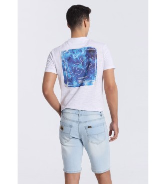 Lois Jeans Bermuda kratke hlače iz džinsa: Nebo modra polknjiga