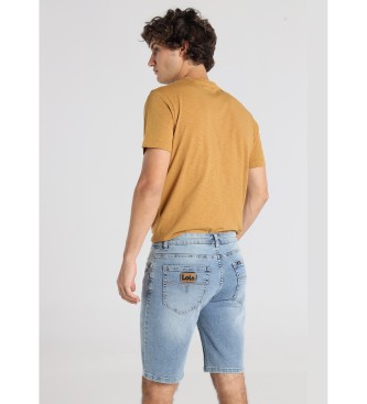 Lois Jeans Modre slim fit kratke hlače iz džinsa