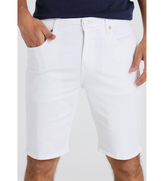 Lois Jeans Bermuda en denim blanc
