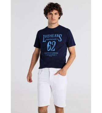 Lois Jeans Bermuda en denim blanc