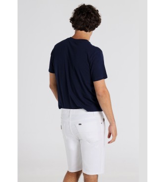 Lois Jeans Bermuda en denim blanc