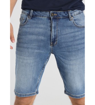 Lois Jeans Blaue Slim Fit Denim Bermudashorts