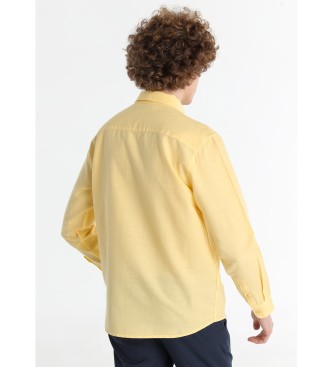 Lois Jeans Gul basisskjorte