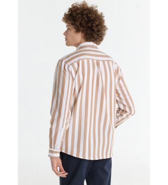 Lois Jeans Brun Oxfordskjorta