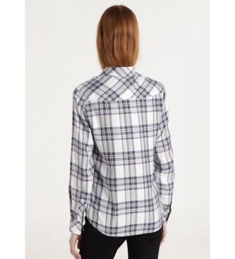 Lois Jeans Camisa Presley Bloom branca