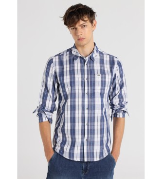 Lois Jeans Srajca z dolgimi rokavi Krašen potisk z modrim prsnim žepom