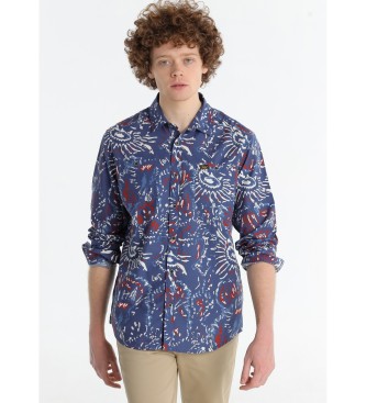Lois Jeans Camisa estampada azul
