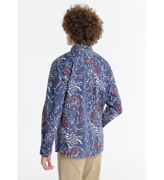Lois Jeans Camisa estampada azul