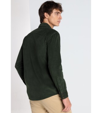 Lois Jeans LOIS JEANS - Long sleeve micro-blend shirt green