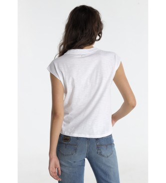 Lois Jeans Koszulka z krótkim rękawem biała
