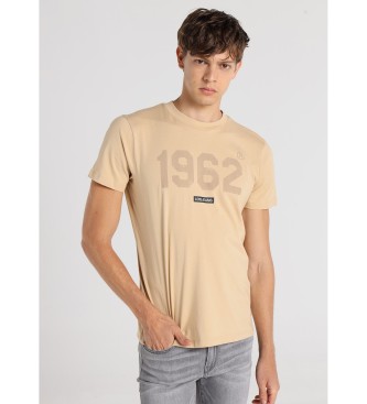 Lois Jeans Koszulka graficzna z krótkim rękawem 1962 brązowa